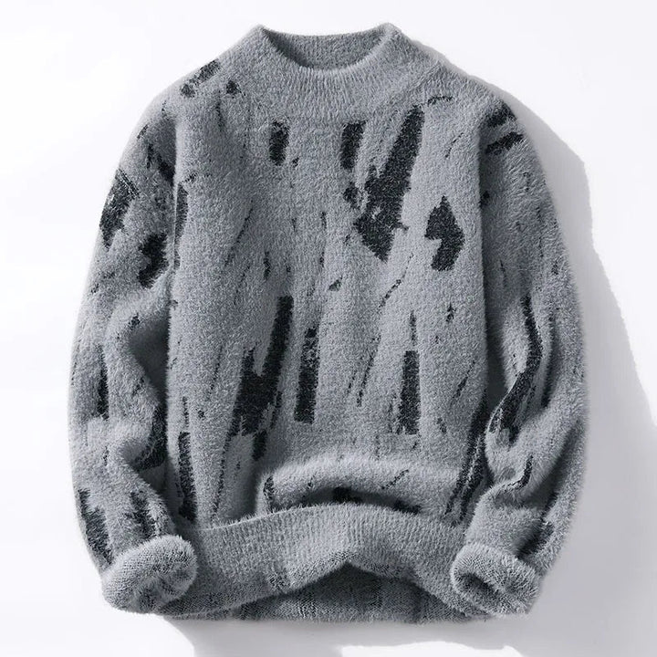 Fluffig tröja - Stickad - Löst sittande Chunky Pullover Sweater - Stickade för kvinnor