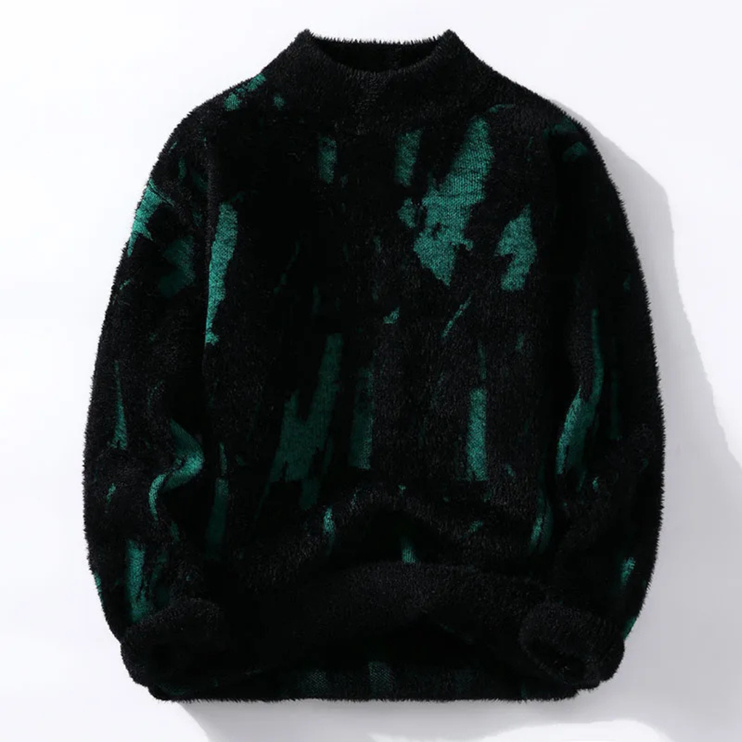Fluffig tröja - Stickad - Löst sittande Chunky Pullover Sweater - Stickade för kvinnor