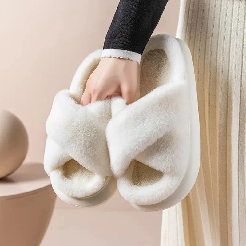 Fluffiga tofflor | Varma | Inomhus | Vinter tofflor | Hus tofflor