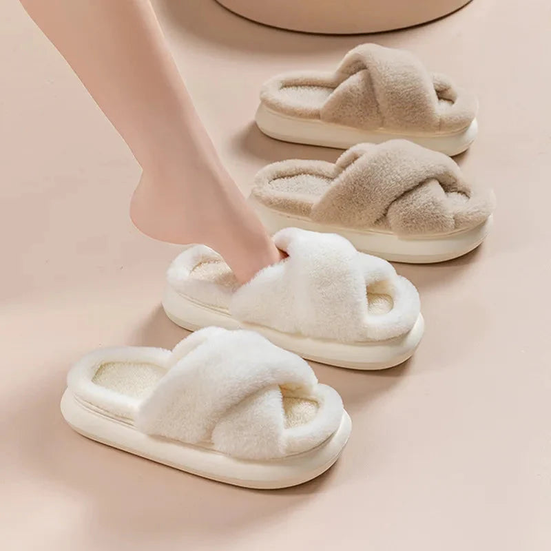 Fluffiga tofflor | Varma | Inomhus | Vinter tofflor | Hus tofflor