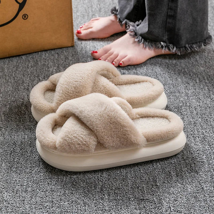 Fluffiga tofflor | Varma | Inomhus | Vinter tofflor | Hus tofflor