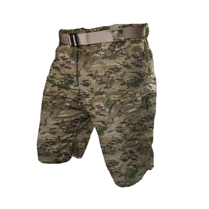 Funktionella cargoshorts med flera dragkedjefickor - Edmond