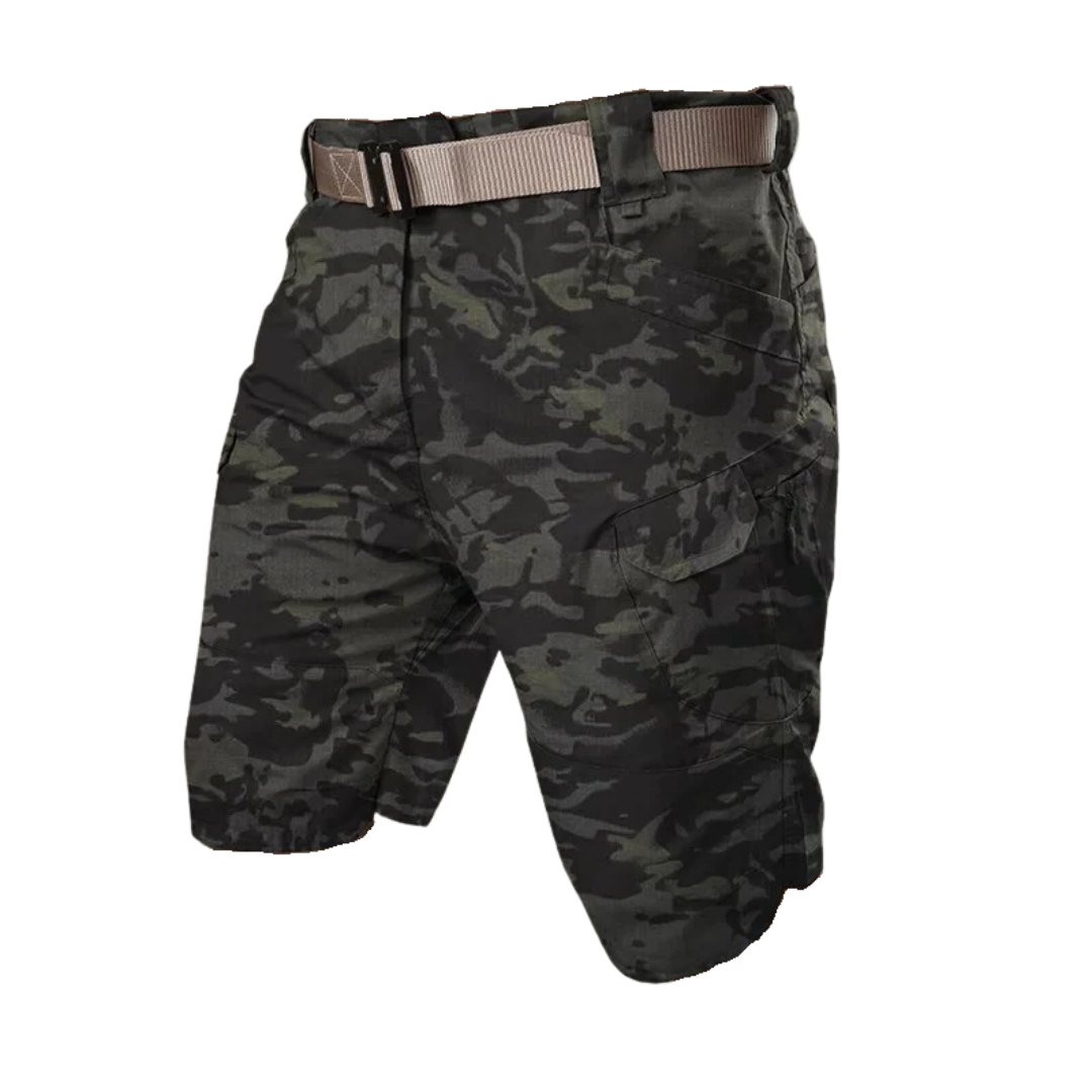 Funktionella cargoshorts med flera dragkedjefickor - Edmond
