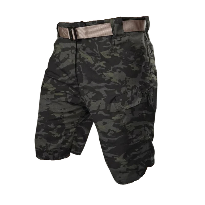 Funktionella cargoshorts med flera dragkedjefickor - Edmond