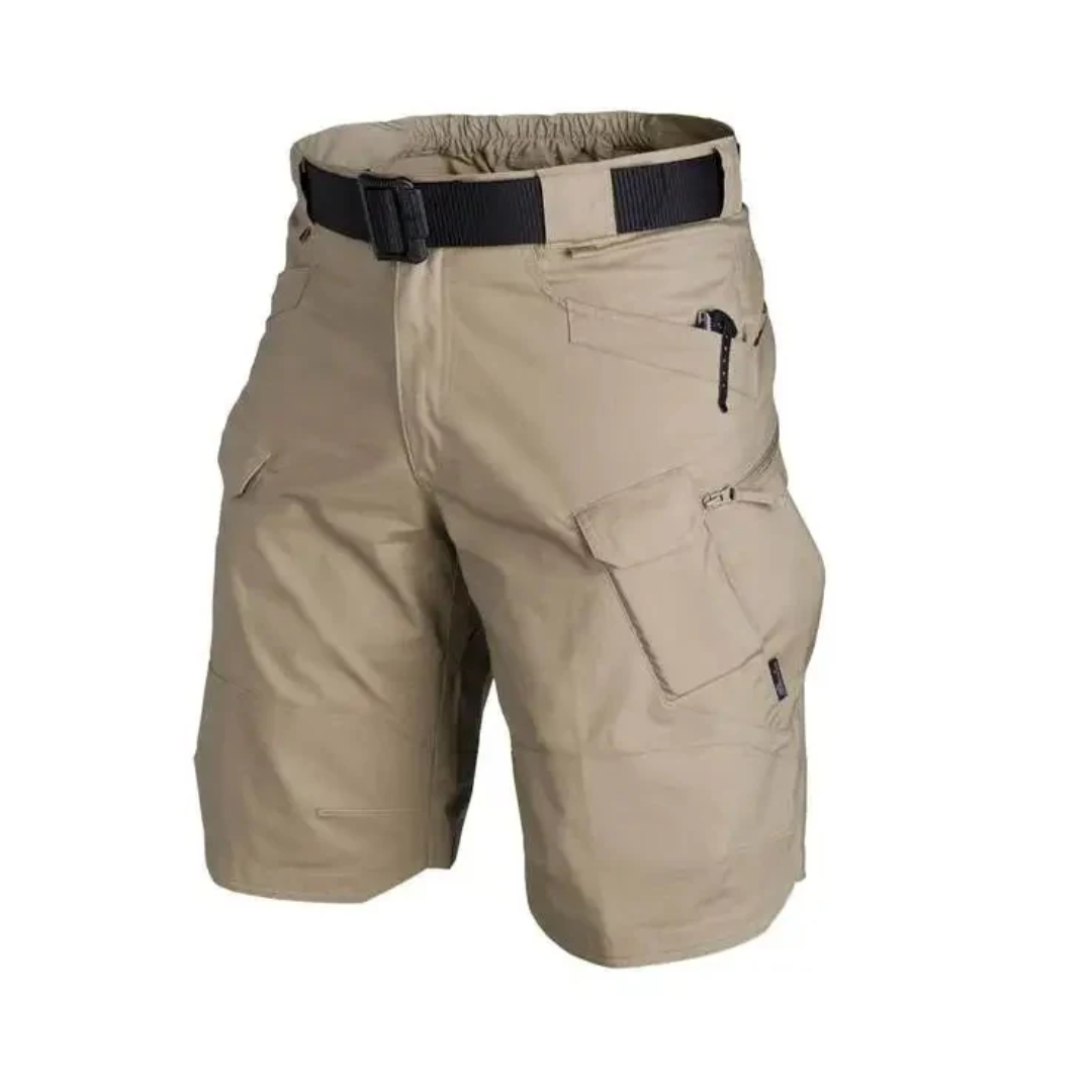 Funktionella cargoshorts med flera dragkedjefickor - Edmond