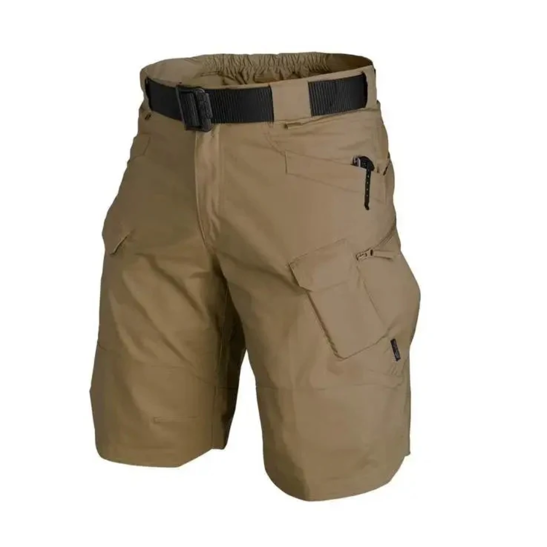 Funktionella cargoshorts med flera dragkedjefickor - Edmond