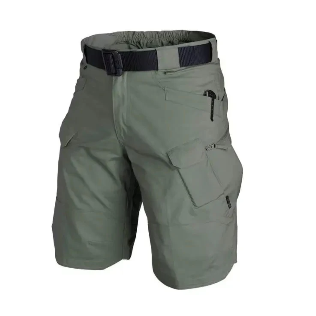 Funktionella cargoshorts med flera dragkedjefickor - Edmond