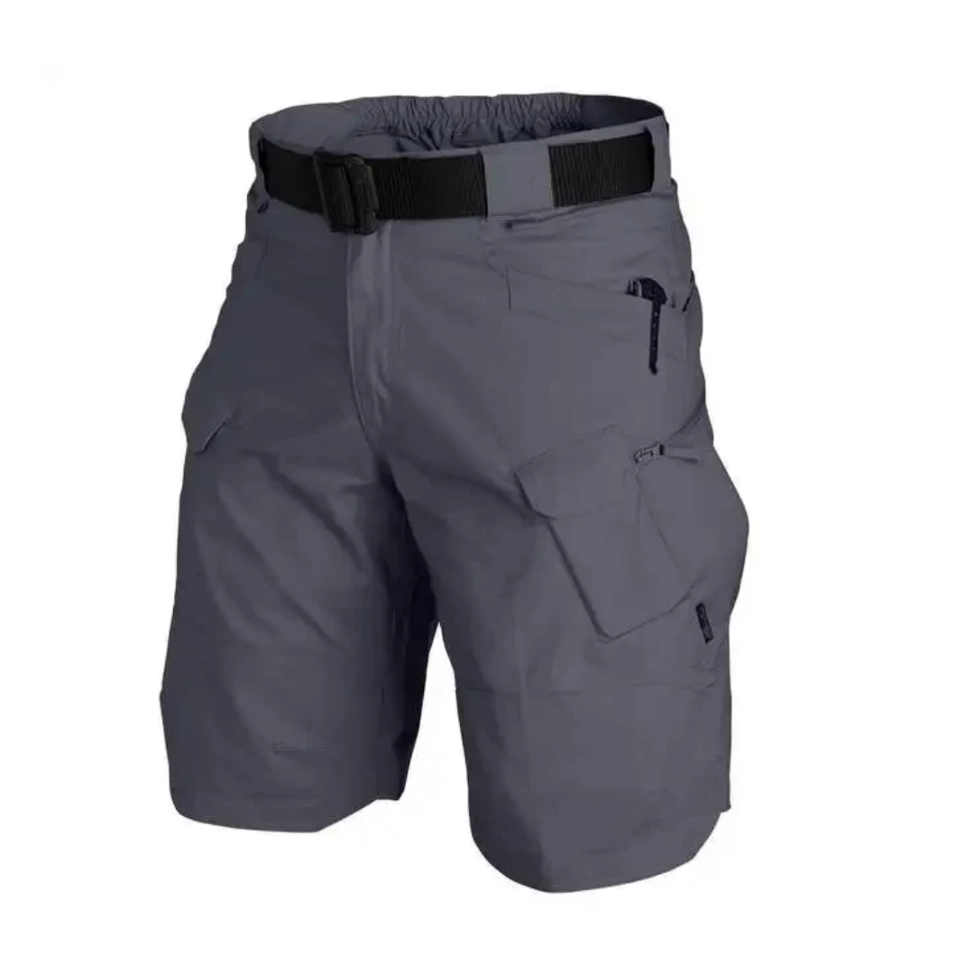 Funktionella cargoshorts med flera dragkedjefickor - Edmond