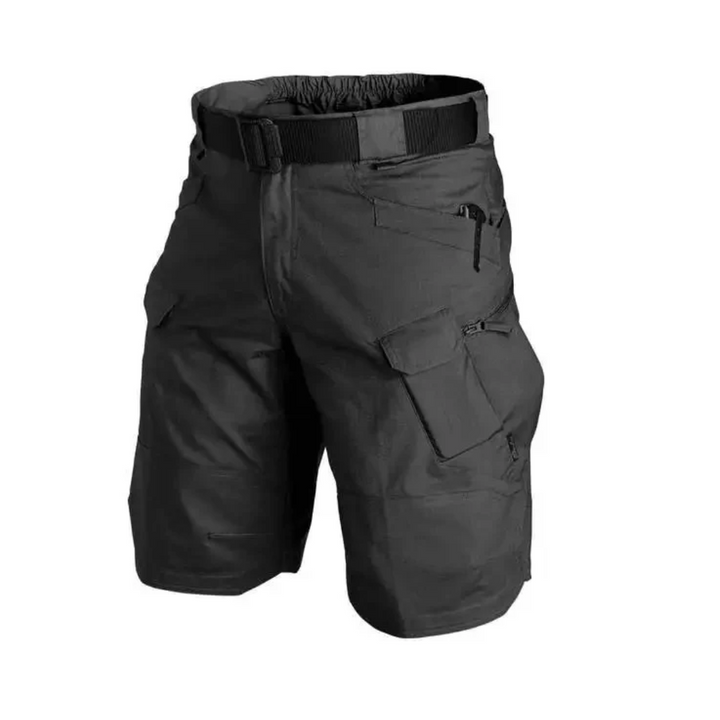 Funktionella cargoshorts med flera dragkedjefickor - Edmond