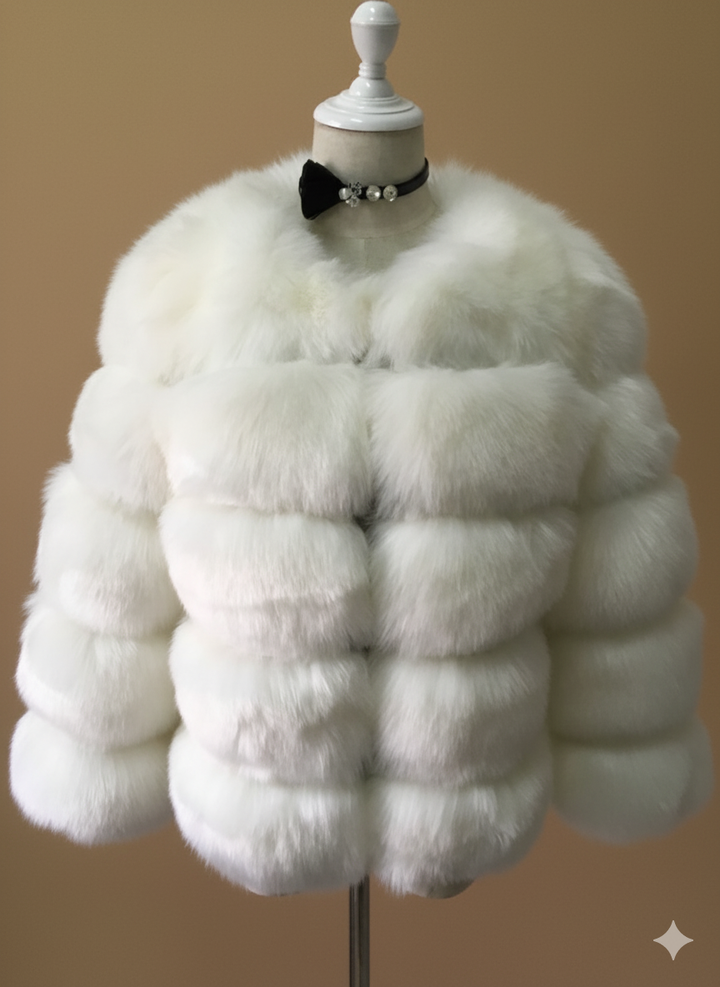 Fuskpäls Jacka | Varm | Kort | Fluffig Jacka | Faux Fur Coat Women