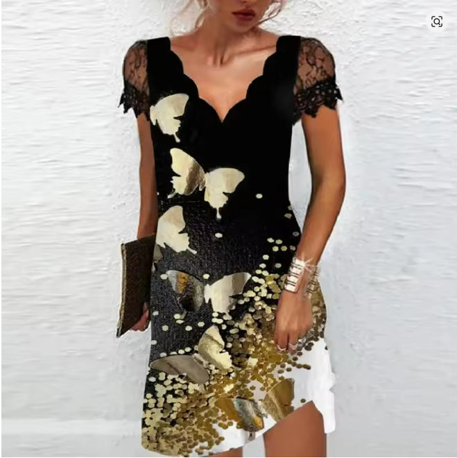 GlitterEve klänning | Glitterklänning