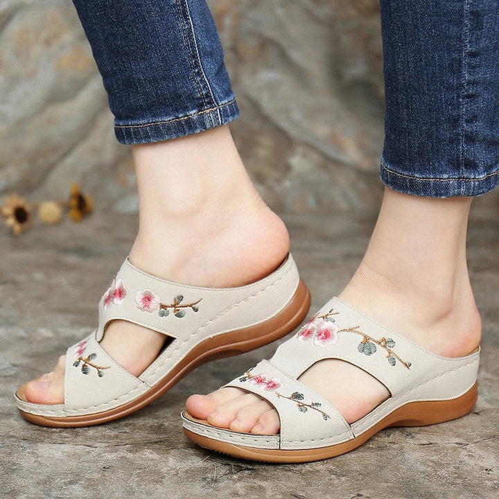Orthopediska blommor-sandaler för kvinnor – Florina