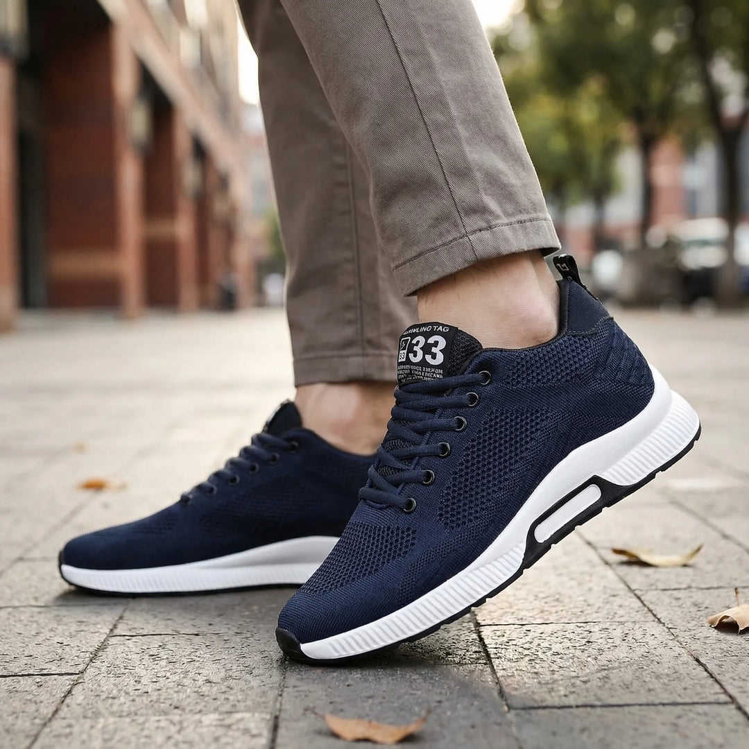 Höjdförhöjande snörade sneakers för män - Benjamin