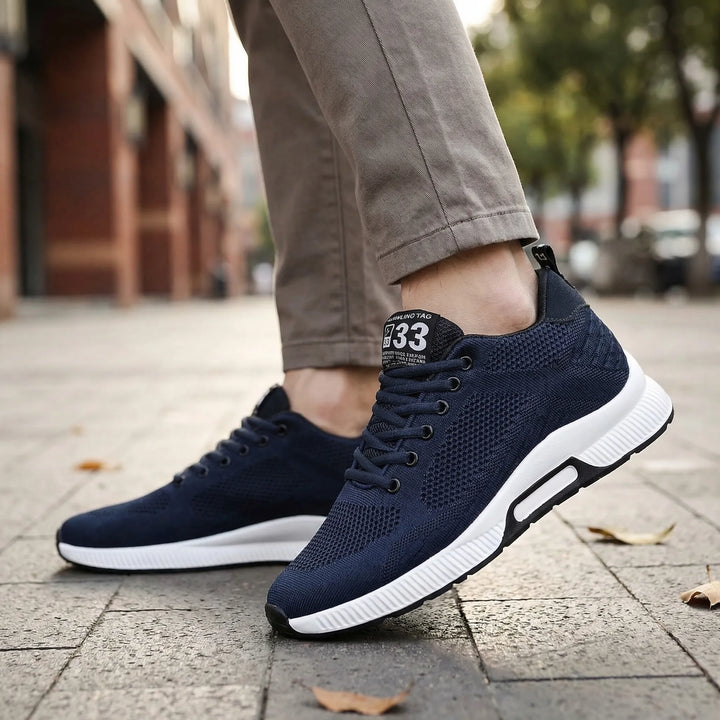 Höjdförhöjande snörade sneakers för män - Benjamin