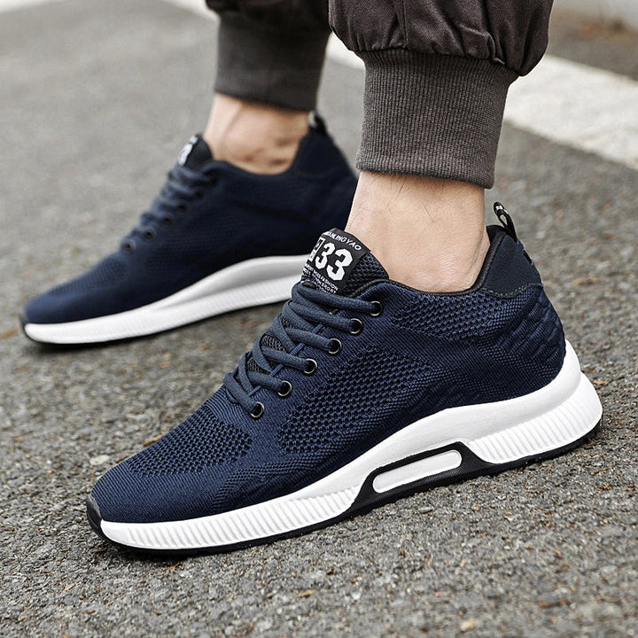Höjdförhöjande snörade sneakers för män - Benjamin