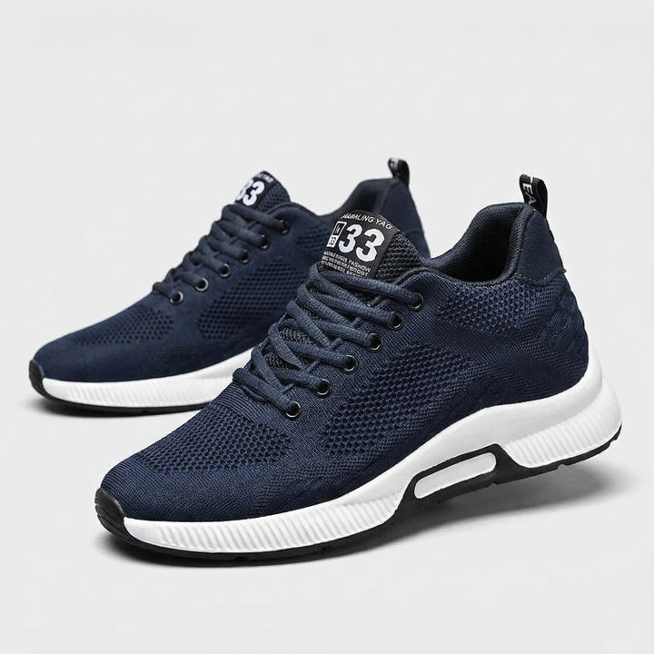 Höjdförhöjande snörade sneakers för män - Benjamin