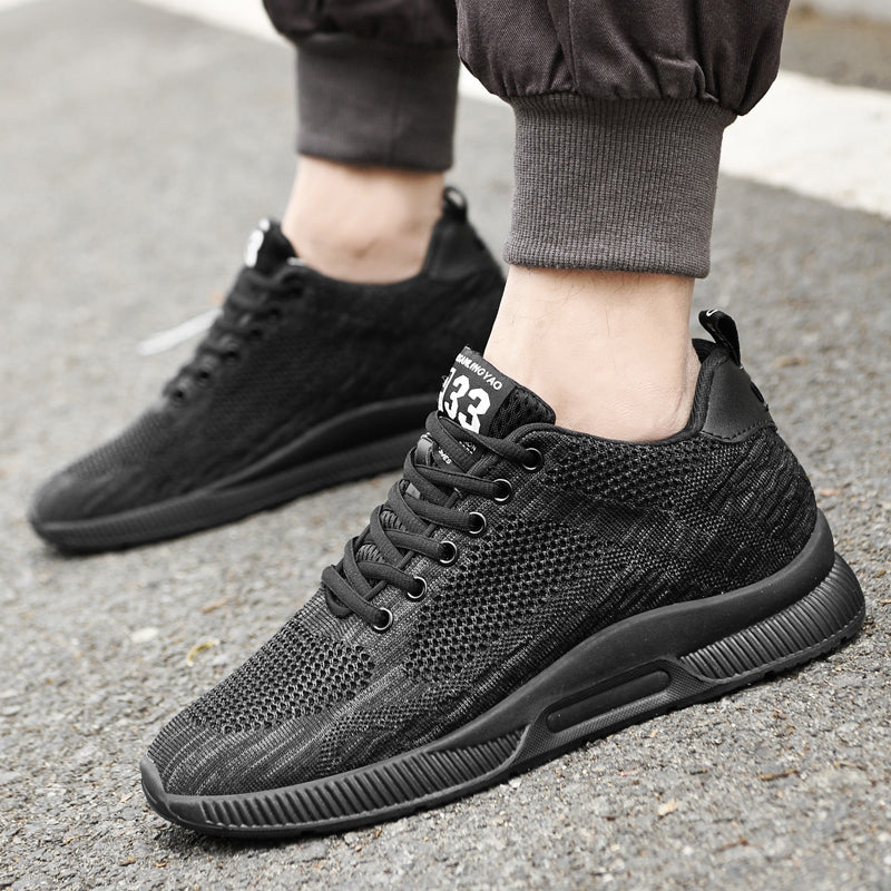 Höjdförhöjande snörade sneakers för män - Benjamin