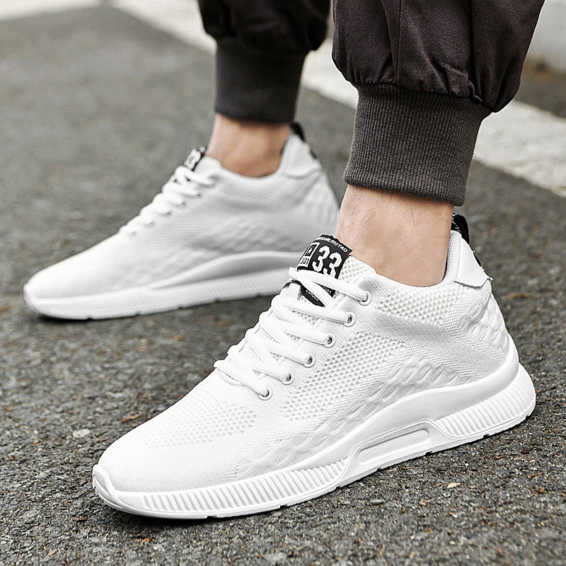 Höjdförhöjande snörade sneakers för män - Benjamin