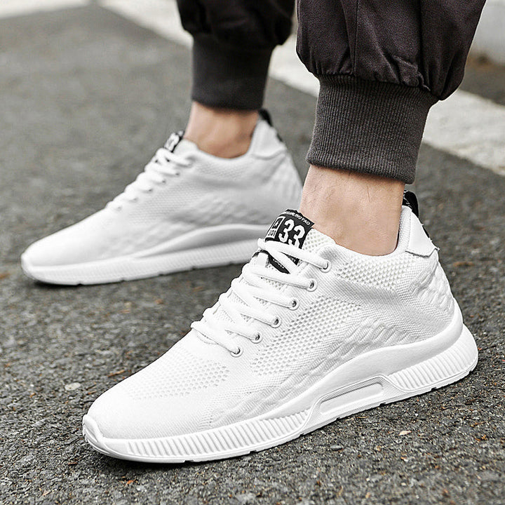 Höjdförhöjande snörade sneakers för män - Benjamin