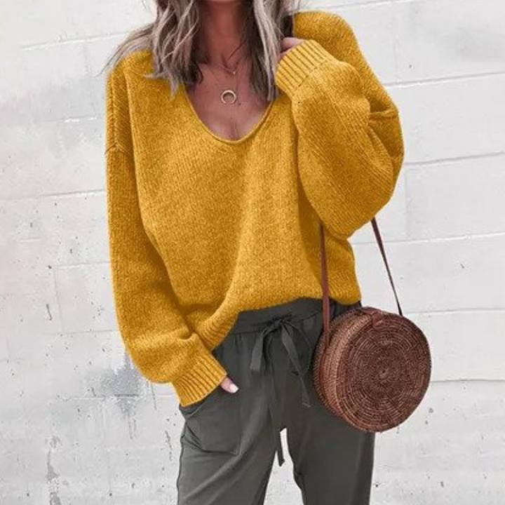 Helen Tröja | Pullover Oversized Mysig för kvinnor