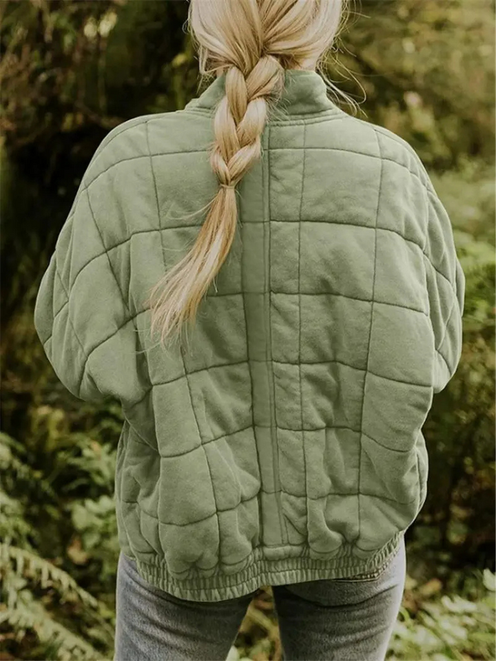 Helene Övergångsjacka | Oversized förtjockad damjacka