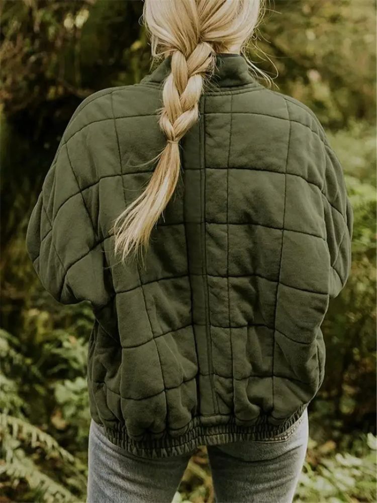 Helene Övergångsjacka | Oversized förtjockad damjacka