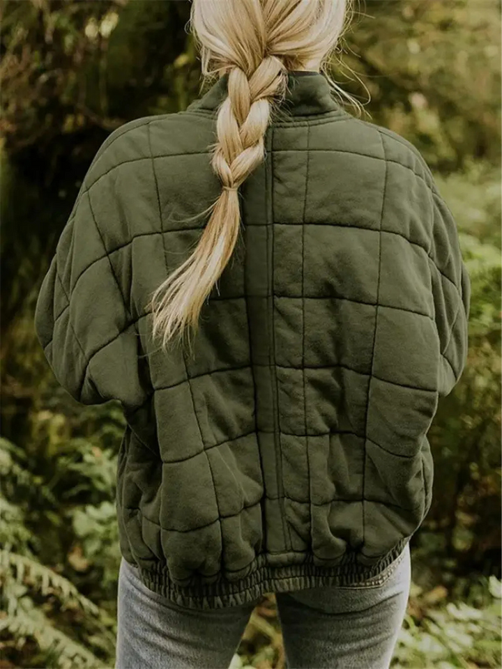Helene Övergångsjacka | Oversized förtjockad damjacka