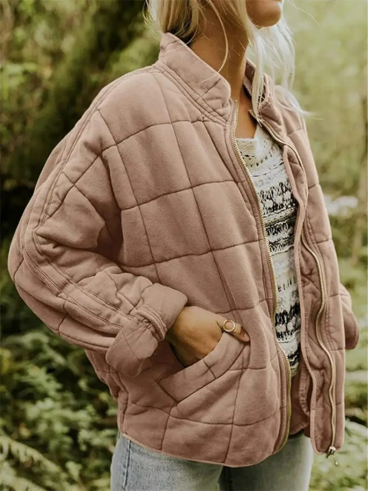 Helene Övergångsjacka | Oversized förtjockad damjacka