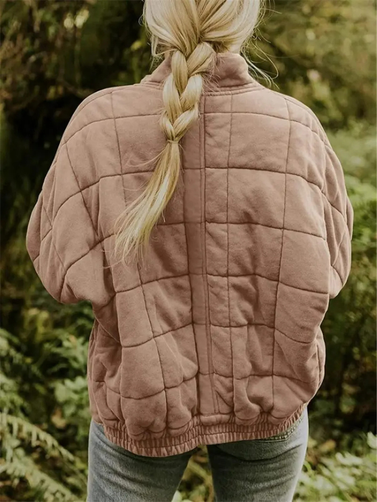 Helene Övergångsjacka | Oversized förtjockad damjacka