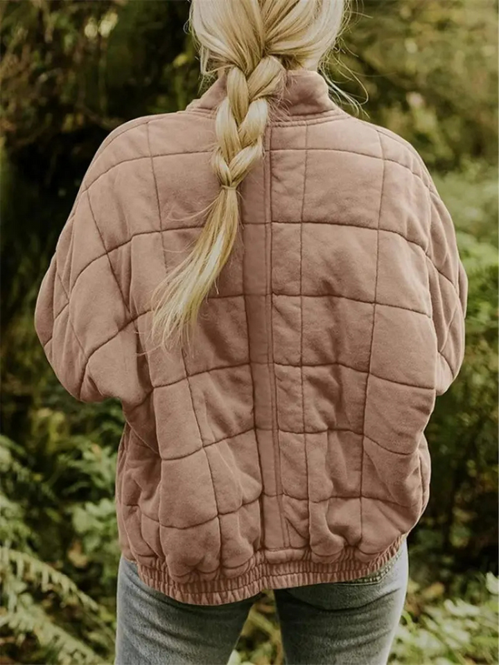 Helene Övergångsjacka | Oversized förtjockad damjacka