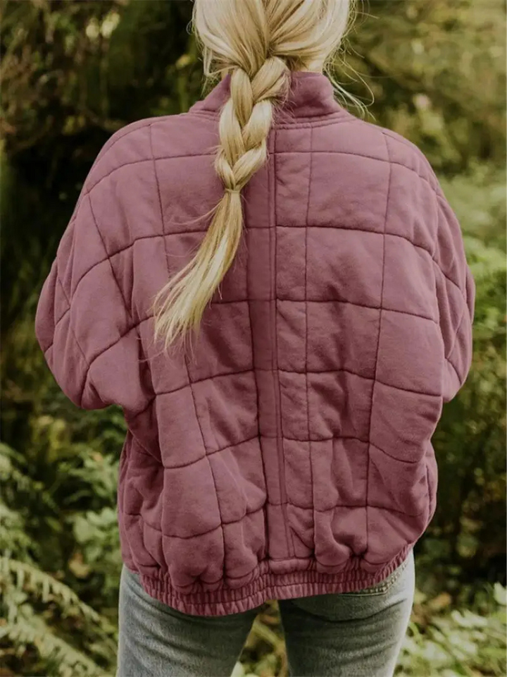 Helene Övergångsjacka | Oversized förtjockad damjacka