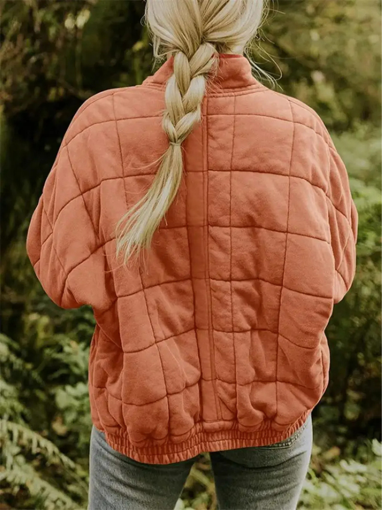 Helene Övergångsjacka | Oversized förtjockad damjacka
