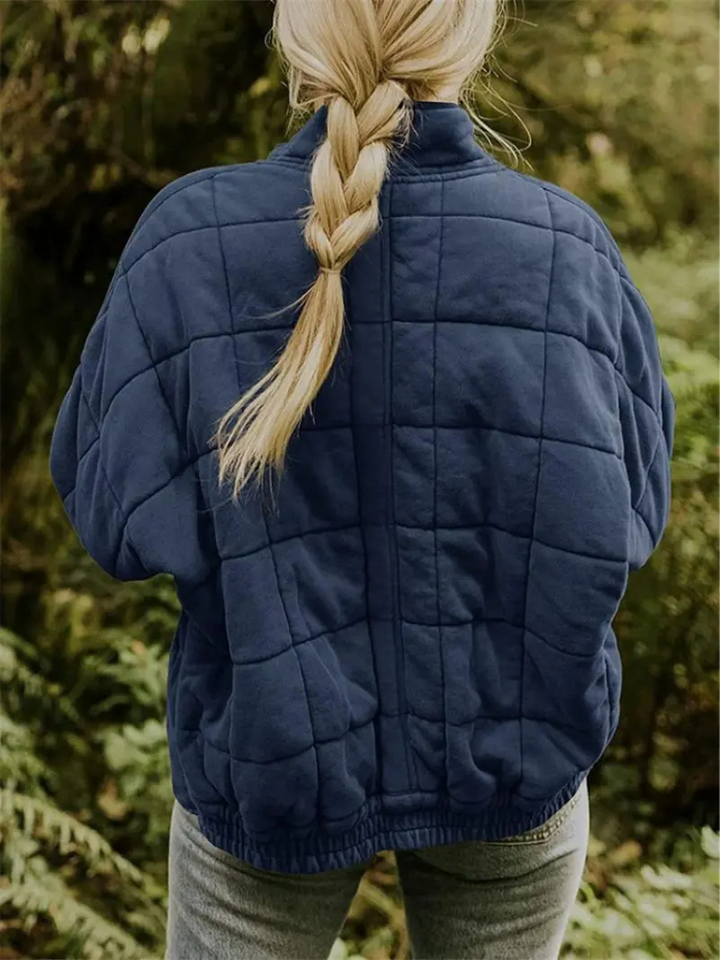 Helene Övergångsjacka | Oversized förtjockad damjacka