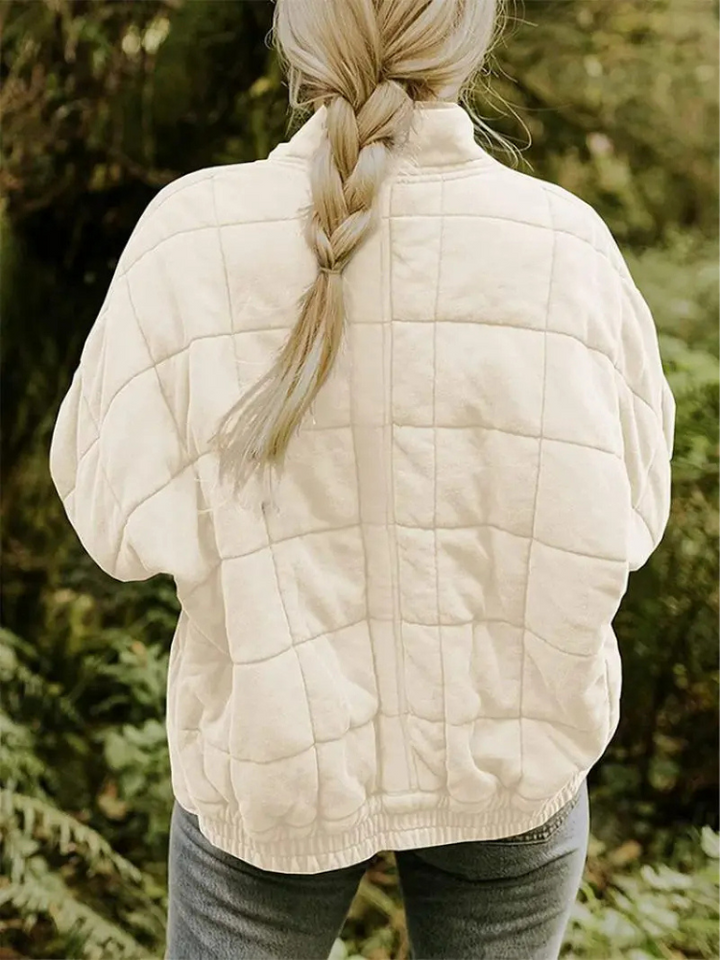 Helene Övergångsjacka | Oversized förtjockad damjacka