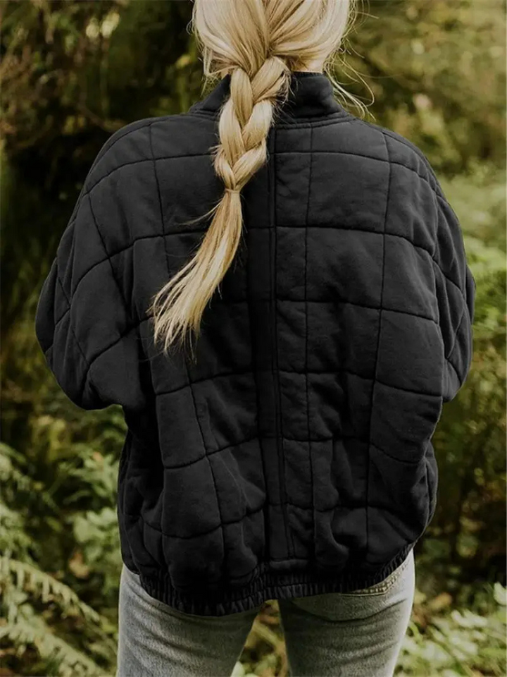 Helene Övergångsjacka | Oversized förtjockad damjacka