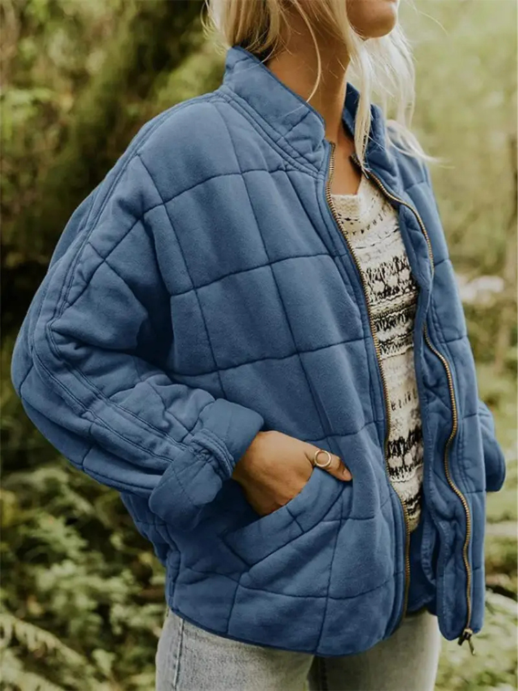 Helene Övergångsjacka | Oversized förtjockad damjacka