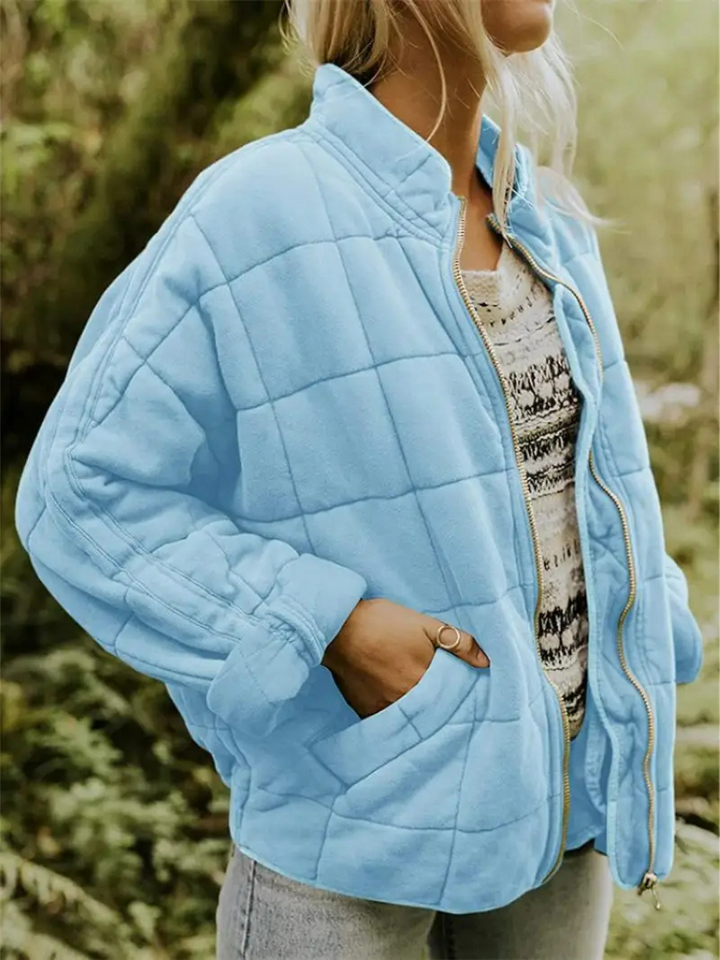 Helene Övergångsjacka | Oversized förtjockad damjacka