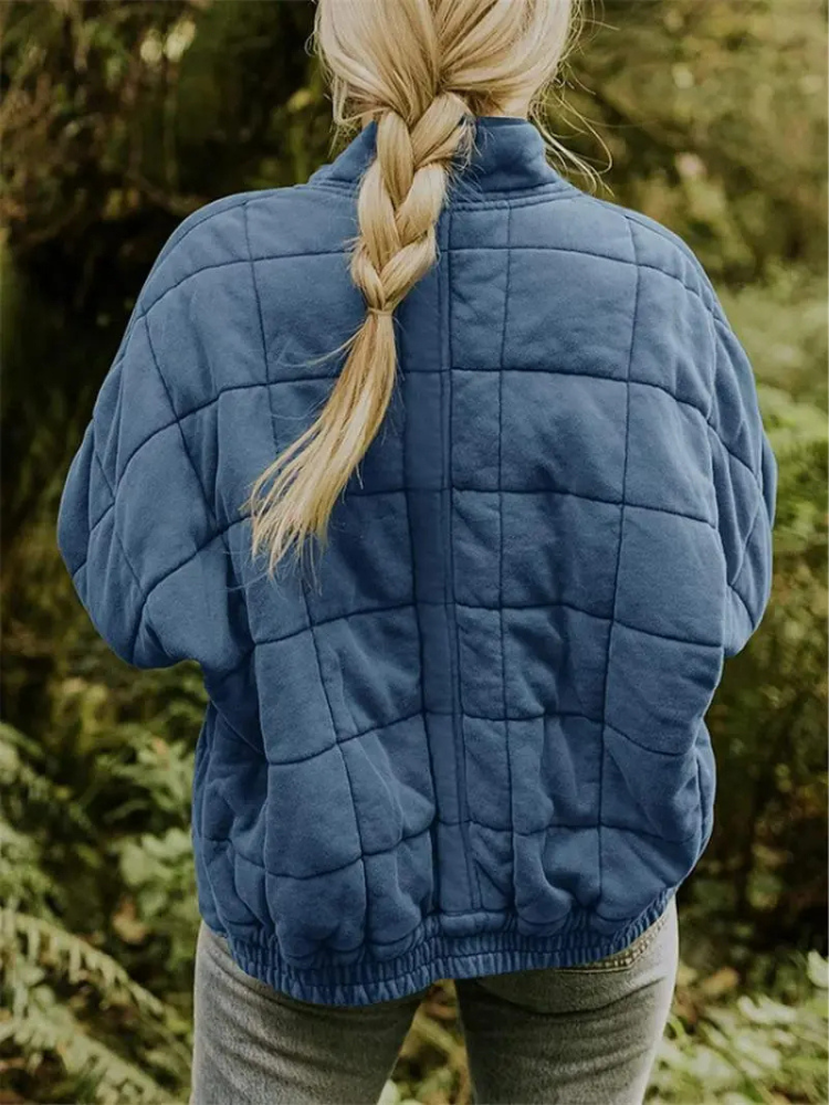 Helene Övergångsjacka | Oversized förtjockad damjacka
