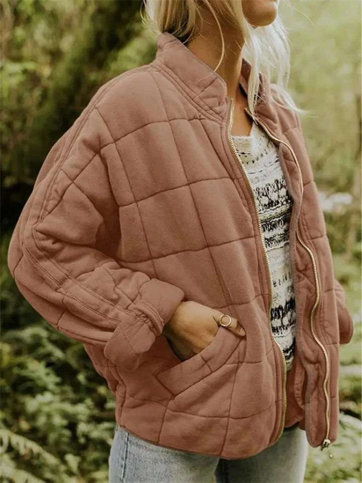 Helene Övergångsjacka | Oversized förtjockad damjacka