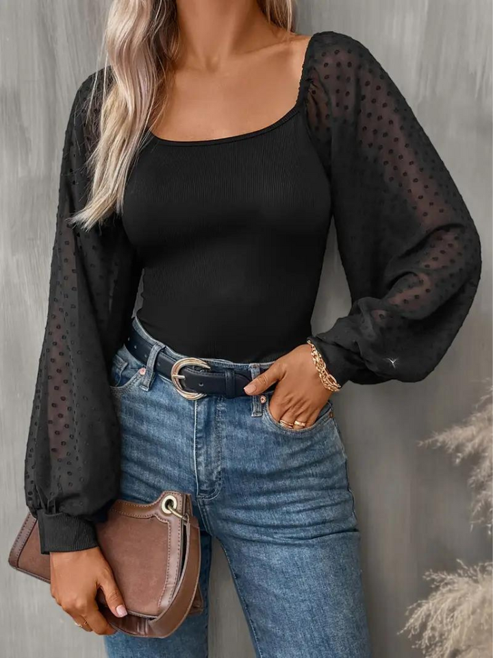 Henriette Blus | Kvinnor Blus med skir ärm