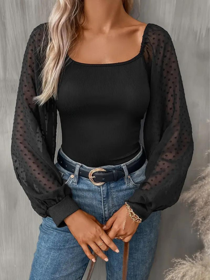 Henriette Blus | Kvinnor Blus med skir ärm