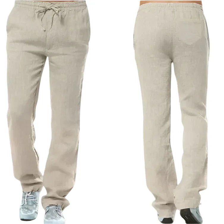 Herr Casual Byxor med Justerbart Midjeband