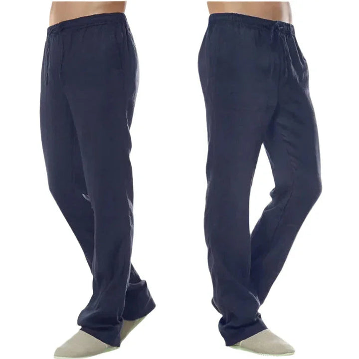 Herr Casual Byxor med Justerbart Midjeband
