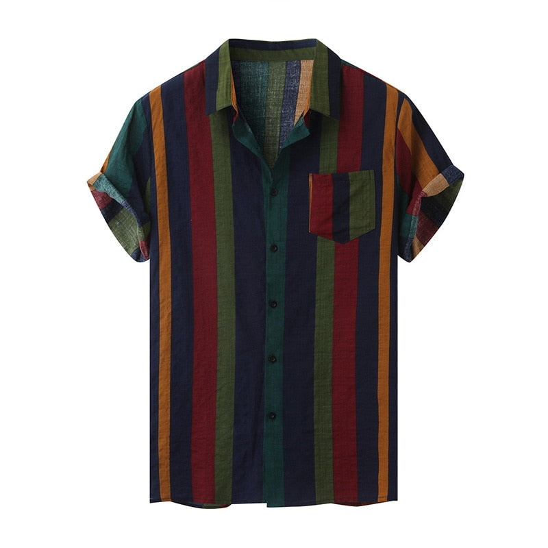 Herr Hawaiiskjorta med Vintagekrage