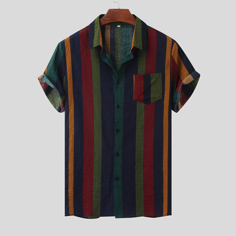 Herr Hawaiiskjorta med Vintagekrage