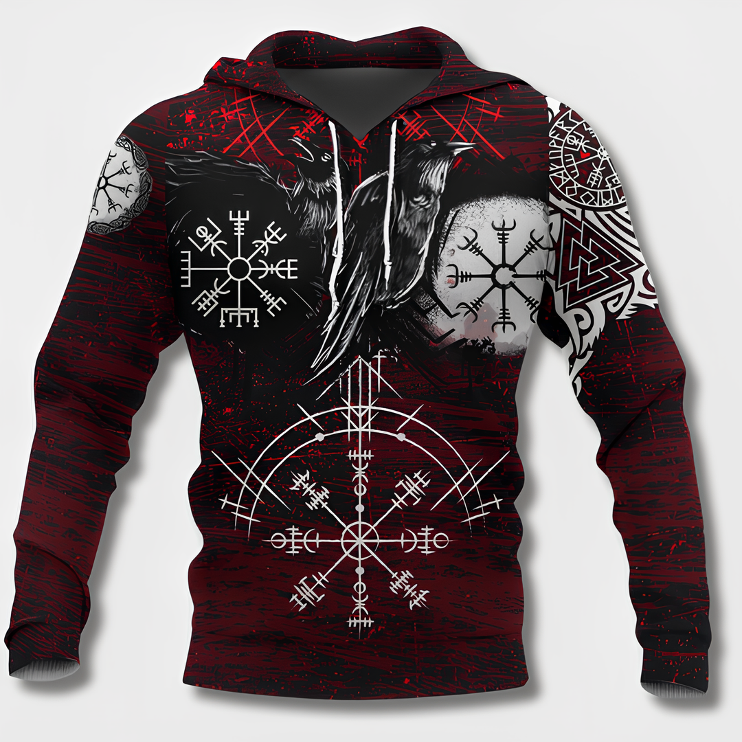 Herr Hoodie Viking Design