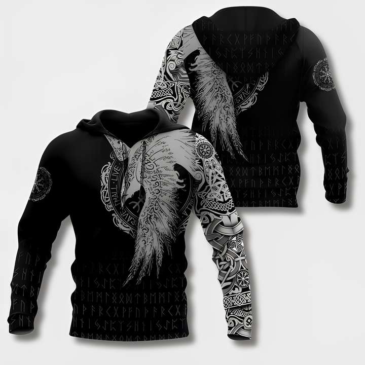 Herr Hoodie Viking Design