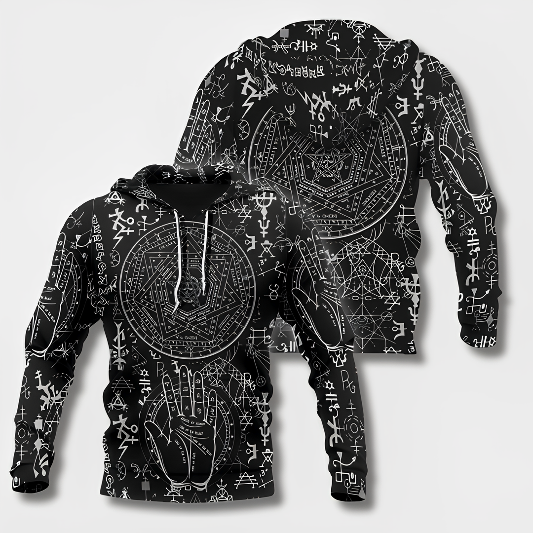 Herr Hoodie Viking Design