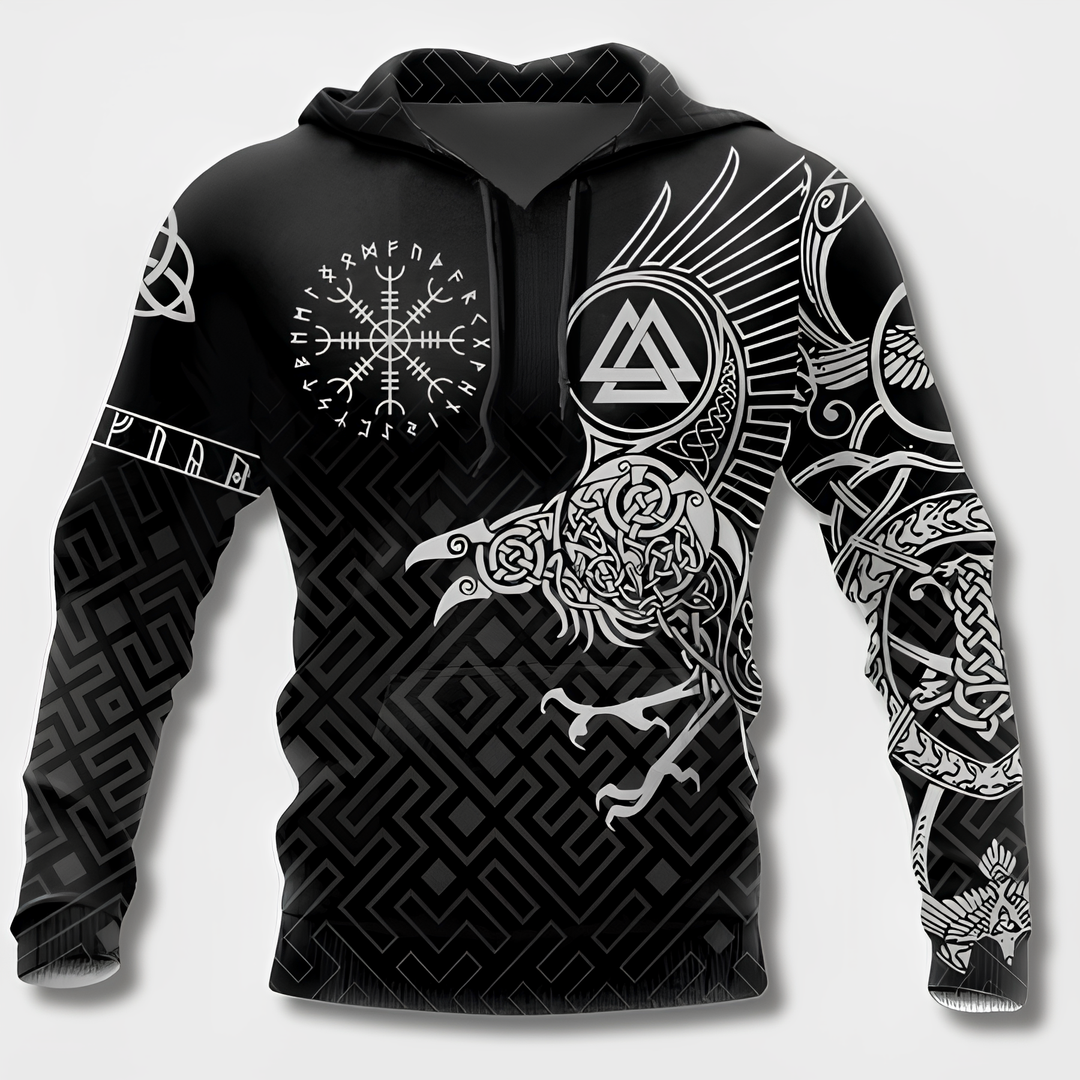 Herr Hoodie Viking Design
