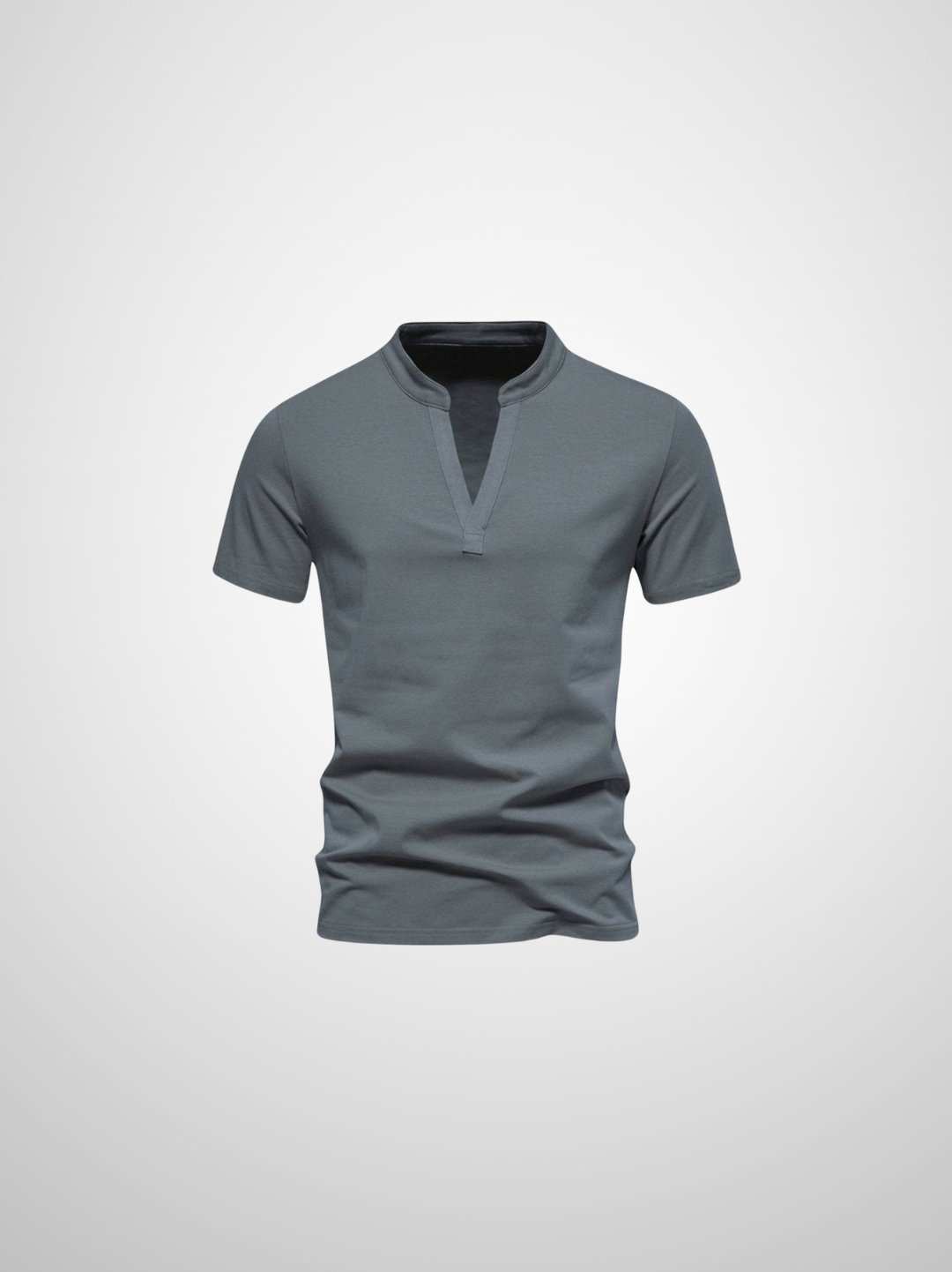 Herr Polo V-hals T-shirt Mjuk Modern Design
